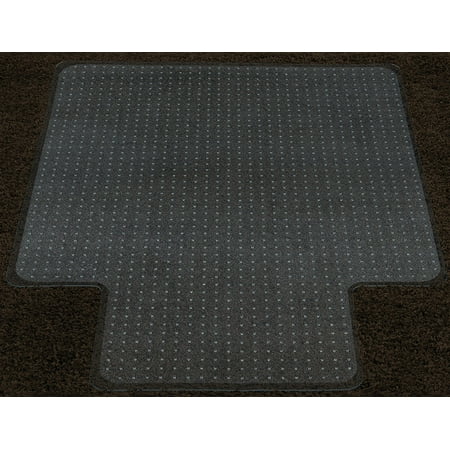 Ottomanson Carpet Plastic Chair Mat With Lip Clear 36 X48 Plastic
