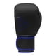thumbnail image 1 of Guantes de boxeo adidas Hybrid 80 para boxeo, kickboxing, artes marciales mixtas, bolsa, entrenamiento y acondicionamiento físico, guantes de boxeo para hombre y mujer, peso (10 oz, negro/azul), 1 of 8