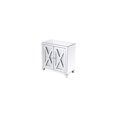 thumbnail image 4 of Elegant Decor 28 in clear crystal mirrored two door cabinet, 4 of 4