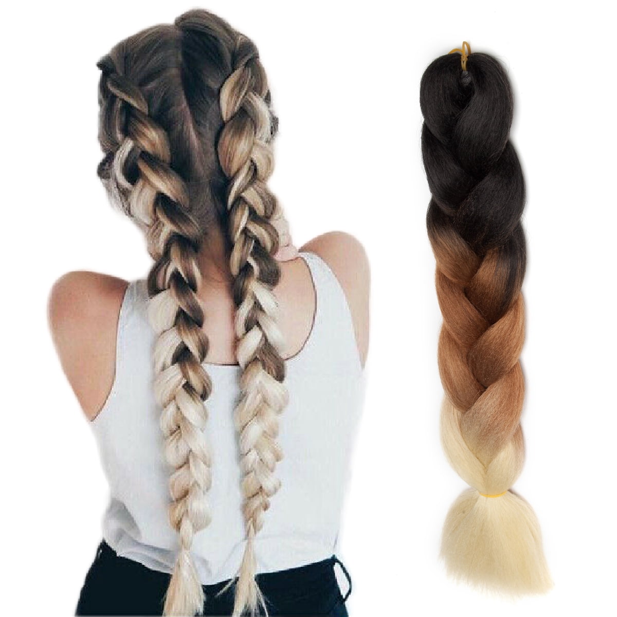 hair extensions with braids