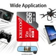 thumbnail image 4 of Tarjeta Micro SD 256GB Clase 10, Alta Velocidad, para Teléfonos, Cámaras, Navegación GPS y Computadoras, Mini TF Flash Memory Card, 4 of 10