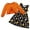 Orange, variant on GYRATEDREAM Kid Toddler Girl Fall Dress Cardigan 2 Piece Pumpkin Sleeveless Dress and Cardigan Set Halloween Thanksgiving Outfits 18M-5Y