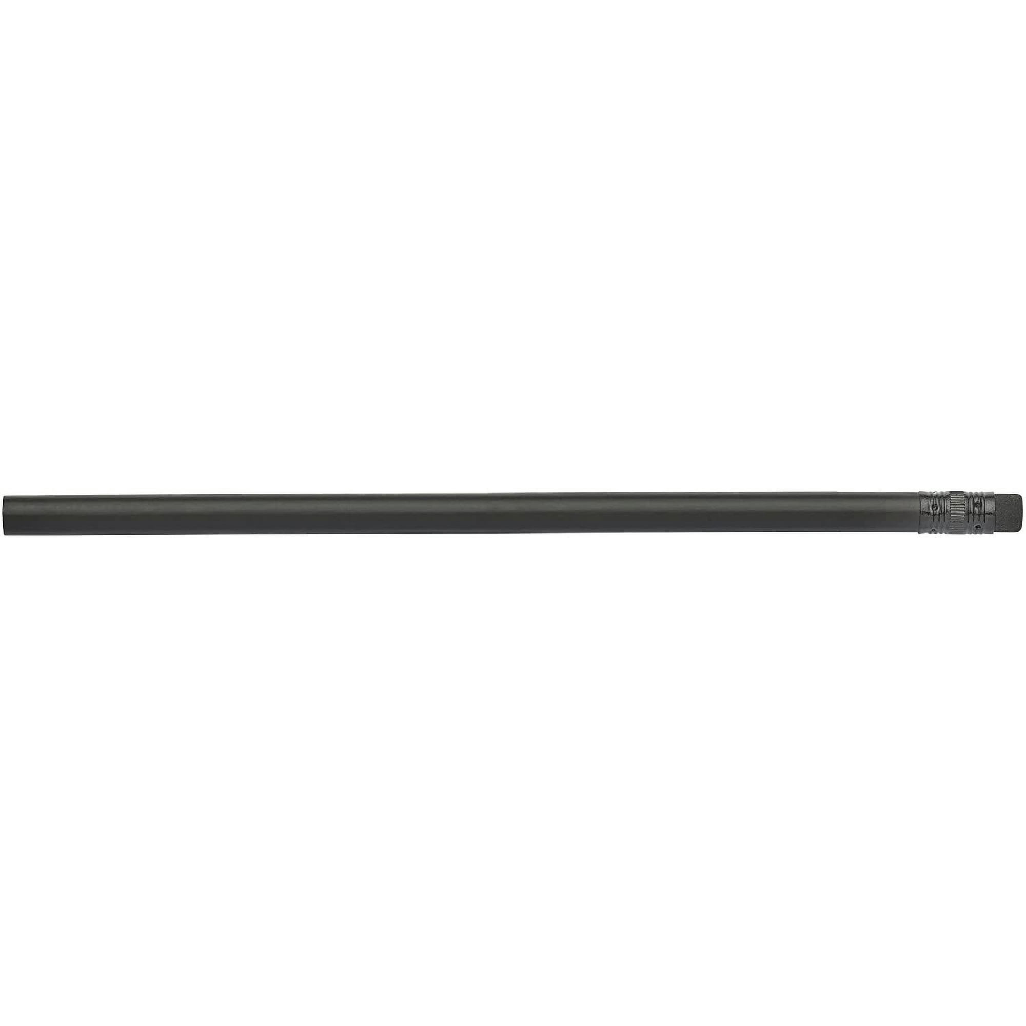 Pencil Guy Blank Round Pencils Black Matte, Pack of 1000 Wood Pencils