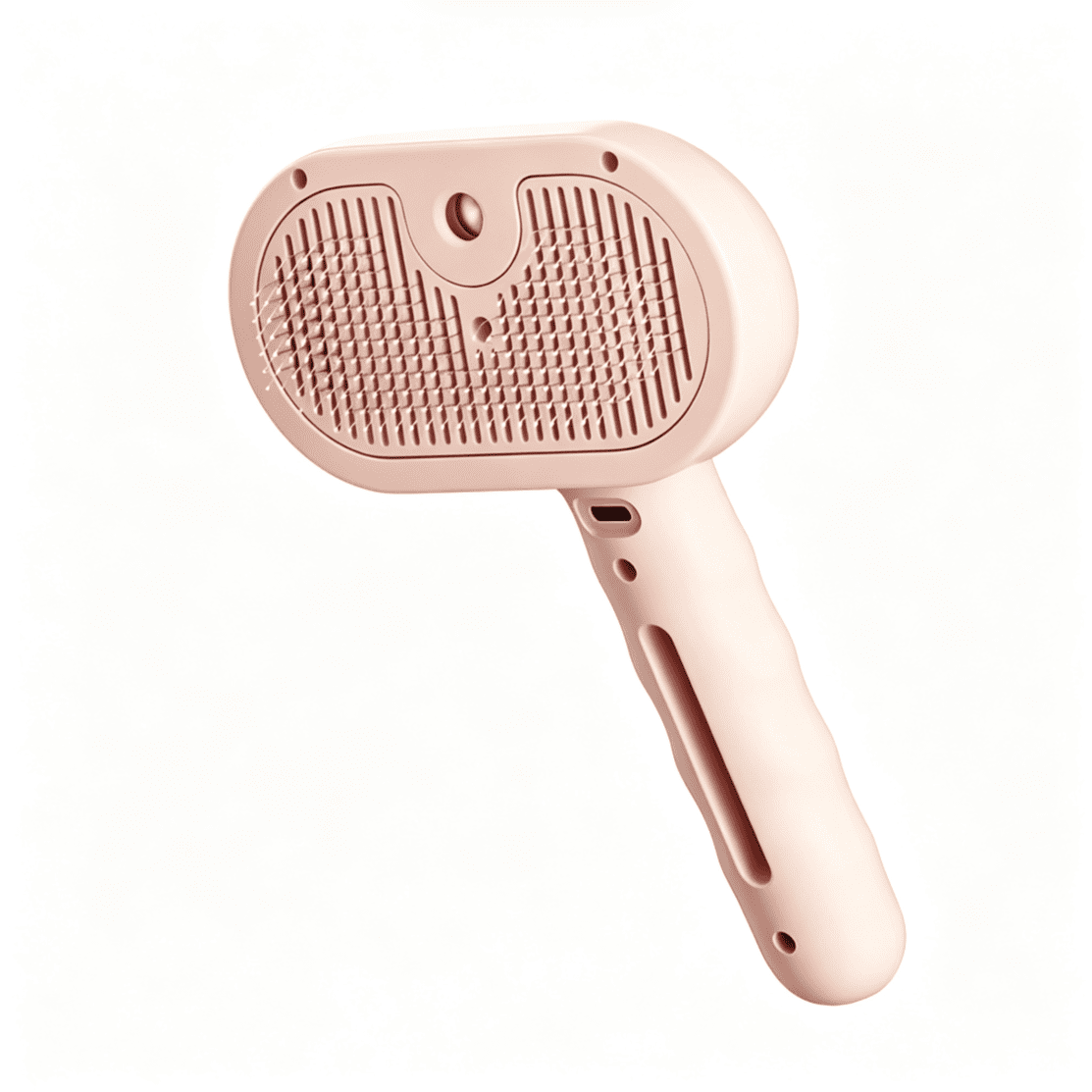 Pink Spray Pet Grooming Brush Self‑Cleaning Slicker Brush with Mist Sprayer for Cats and Dogs Shedding Hair Removal