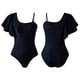 thumbnail image 3 of Trajes de baño tankini para mujer Traje de baño sólido diario para mujer Traje de baño conservador de cuerpo unido Falda de playa sólida Conjunto de dos piezas, 3 of 7
