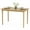 Beige, variant on Demi Bonn 48" Solid Wood Dining Table with Rubber Wood Supporting Legs for Kitchen Dining Room, Modern Rectangular Dining Table Furniture, Beige