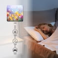 thumbnail image 4 of 10 Inch Wall Clock Battery Operated Silent Clock Decorative for Office, Kitchen, Outdoor, Living RoomSpring Tulip Purple Flower Style, 4 of 4