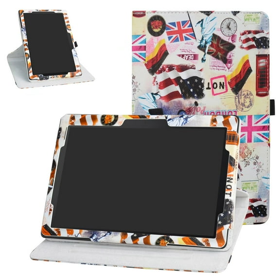 Labanema 10.1" Lenovo Tab E10 2018 Case, 360 Degree Rotary Stand 10.1" Lenovo Tab E10 2018 Cover, Anti Scratch Waterproof Protective Case for 10.1" Lenovo Tab E10 2018 (Freedom)