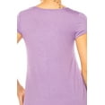 thumbnail image 7 of Women's Casual Short Sleeve Tunic Top With Pockets, 7 of 7