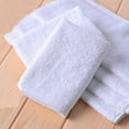 thumbnail image 5 of LYCAQL 60PCS Wholesale of White Square Towels, Washcloths Pure Cotton, Hotel Catering, Aviation Disposable Hand Towels, Hotel Food, Hotpot Restaurant Small Towels, 5 of 5