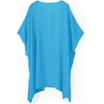 thumbnail image 5 of JuneFish Women Beach Kimono Swimsuit Bathing Suit Cover Up Swimwear Sheer Chiffon Cardigan Tops, 5 of 7