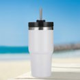 thumbnail image 4 of Copas De Coche Taza de acero inoxidable 304 con doble aislamiento para coche, 20 onzas, Ice Tyrant Cup (blanco), 4 of 5