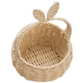 thumbnail image 1 of Moluckfu Cesta Rústica Beige De Flores Con Asa Para Bodas Y Eventos, 1 of 8