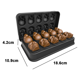 thumbnail image 2 of Molde Cubitera Calavera-10 Pares-Negro Adepaton Utensilios de Cocina, 2 of 5