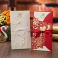 thumbnail image 4 of Piezas de corazón de amor con corte láser, tarjetas de felicitación personalizadas con cinta, suministros para bodas y fiestas, 5/10 tarjetas de invitación de boda, 4 of 4