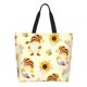 thumbnail image 1 of Balery Watercolor Bee Honey Honeycomb Bee Bolsa Tote Estilo Estético con Cremalleras, Bolsa de Hombro, Bolsa de Compras Grande y Plegable, 1 of 8