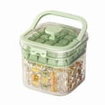 thumbnail image 1 of Ice Cube Tray 6.7*6.7*7.1In Ice Storage W/ Two Small Trays & for Home Bar Small Ice Bucket with Lid for Freezer Portable Refrigerator Ice Holder Containers for Outdoor, 1 of 9