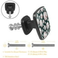 thumbnail image 3 of 4 Pcs Cabinet Handle Drawer Pulls Baseball Knobs with Screws Square Furniture Office Cabinet Knob Decoration, 3 of 7