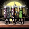 thumbnail image 2 of Nightmare Before Christmas Tumbler, Halloween Trick Or Treat Tumbler, Disney Jack Skellington Sally Tumbler, Drinkware Tumbler 40oz, 2 of 3