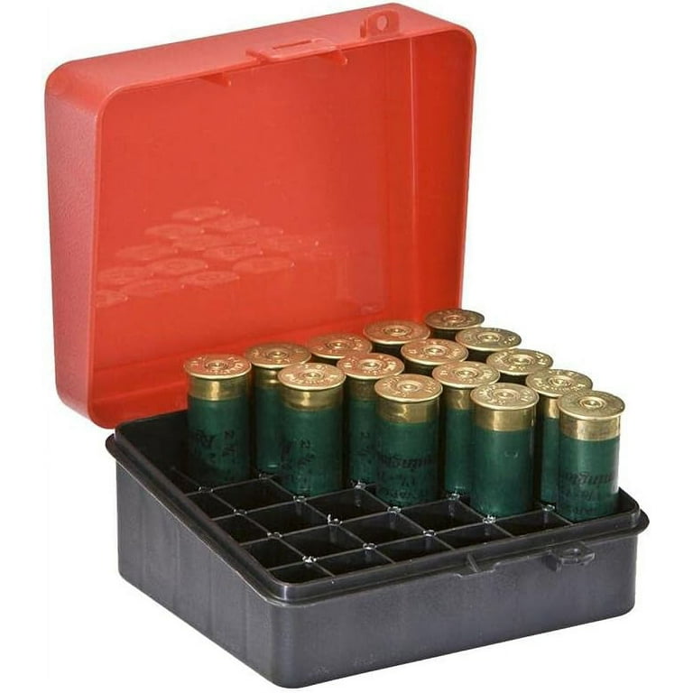 Plano Shotgun Shell Box Top w/ Padlock Plastic - 3 Size Available 