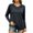 Gray, variant on Vivianyo HD Women's Soft Fleece Raglan Fall Long Sleeve Shirt, V Neck Side Slit Warm Loose Casual Pullover Tops for Women, Women's Brown, Sizes S-2XL