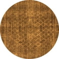 thumbnail image 1 of Ahgly Company Indoor Round Oriental Orange Industrial Area Rugs, 6' Round, 1 of 4