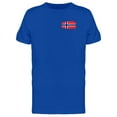 thumbnail image 1 of Brushstroke Norway Flag Tee Men's -Image by Shutterstock, 1 of 1