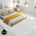 thumbnail image 3 of ASPILLOW Fluffy Rugs,6x9 Super Soft Shaggy Fluffy Carpets for Living Room, Dorms, Rooms, Home Decor,White, 3 of 7