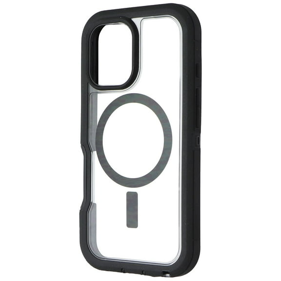 OtterBox Defender XT Case for MagSafe for iPhone 16 - Dark Side (Clear/Black)