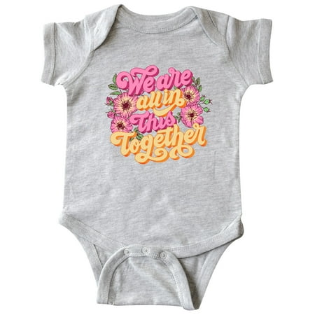 

Inktastic Inspirational Quote We are all in This Together Gift Baby Boy or Baby Girl Bodysuit