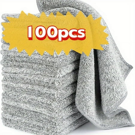 

FDGHYTBF Ultra-Absorbent Microfiber Cleaning Cloths - Soft Washable & Reusable Towels For Office And Car - Lint-Free Multi-Purpose Rags For Kitchen Bathroom And Floor