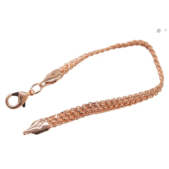 Pure Solid Copper Bracelet - Cuban Chain Snake Link Rider Bracelet Arthritis