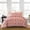 Coral, variant on Trellis Geometric King/California King Comforter Set, Coral