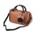 thumbnail image 1 of EeaseMX Bolso de hombro portátil estilo Boston para mujer, de moda, de doble uso (marrón), 1 of 7