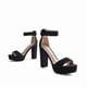 thumbnail image 4 of Sandalia DREAM PAIRS Orinthia Negra Nubuck con Plataforma y Tacón de 16.5 cm, 4 of 7