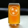 thumbnail image 2 of Bevvee Beer Can Pint Glass 16 oz Tennessee Flag TN Enthusiast Gifts Beer Glasses, 2 of 4