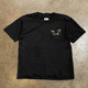 thumbnail image 3 of Camiseta de manga corta con letras de mariposa retro americana, 100% de algodón puro, peso pesado, 320g, top holgado y versátil para ir al trabajo, 3 of 4