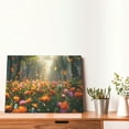 thumbnail image 4 of Logiee Butterflies In Flower Field Print Canvas Wall Art,Canvas Picture Prints with Frame, Wall Art Decorative,Canvas Decorative,Suitable for Living Room Bedroom Office Room 30x40, 4 of 6