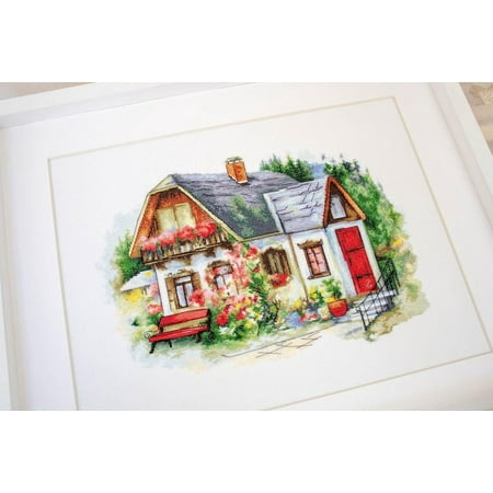 UPC: 4840746043321 | Beautiful Country House BU4005L Counted Cross-Stitch Kit