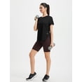 thumbnail image 7 of BALEAF Women's Short Sleeve Workout Tops Athletic Running Shirts Quick Dry T-Shirts Loose Fit Gym Yoga Tee UPF 50+ Black XL, 7 of 7