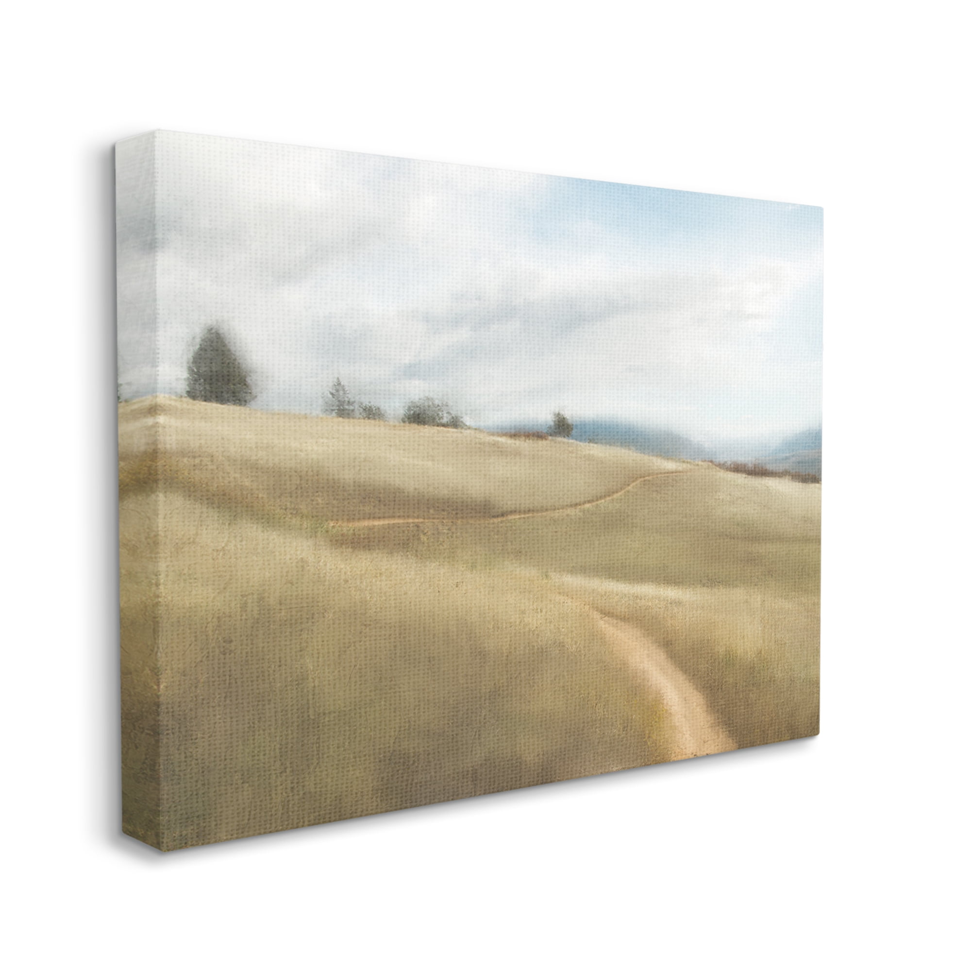 Stupell Industries Country Path Landscape Landscape Painting Gallery Wrapped Canvas Art Print Wall Art, 40 x 30