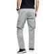 thumbnail image 3 of Pantalones largos de moda para hombre, casuales, de color sólido, con bolsillos cargo y cintura elástica, de poliéster., 3 of 8