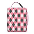 thumbnail image 6 of Rustic Plaid Insulated Lunch Bag Box Men Reusable Lunch Tote Bag with Detachable Handle Lunch Box Containers Office Travel, 6 of 6