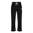 thumbnail image 3 of Pantalones largos para hombre, de color liso, con cordón, informales, de moda, largos, para hombre, 3 of 5