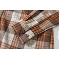thumbnail image 4 of SSLR Flannel Shirt for Men Long Sleeve Button Down Shirt Plaid Casual Jacket, 4 of 8