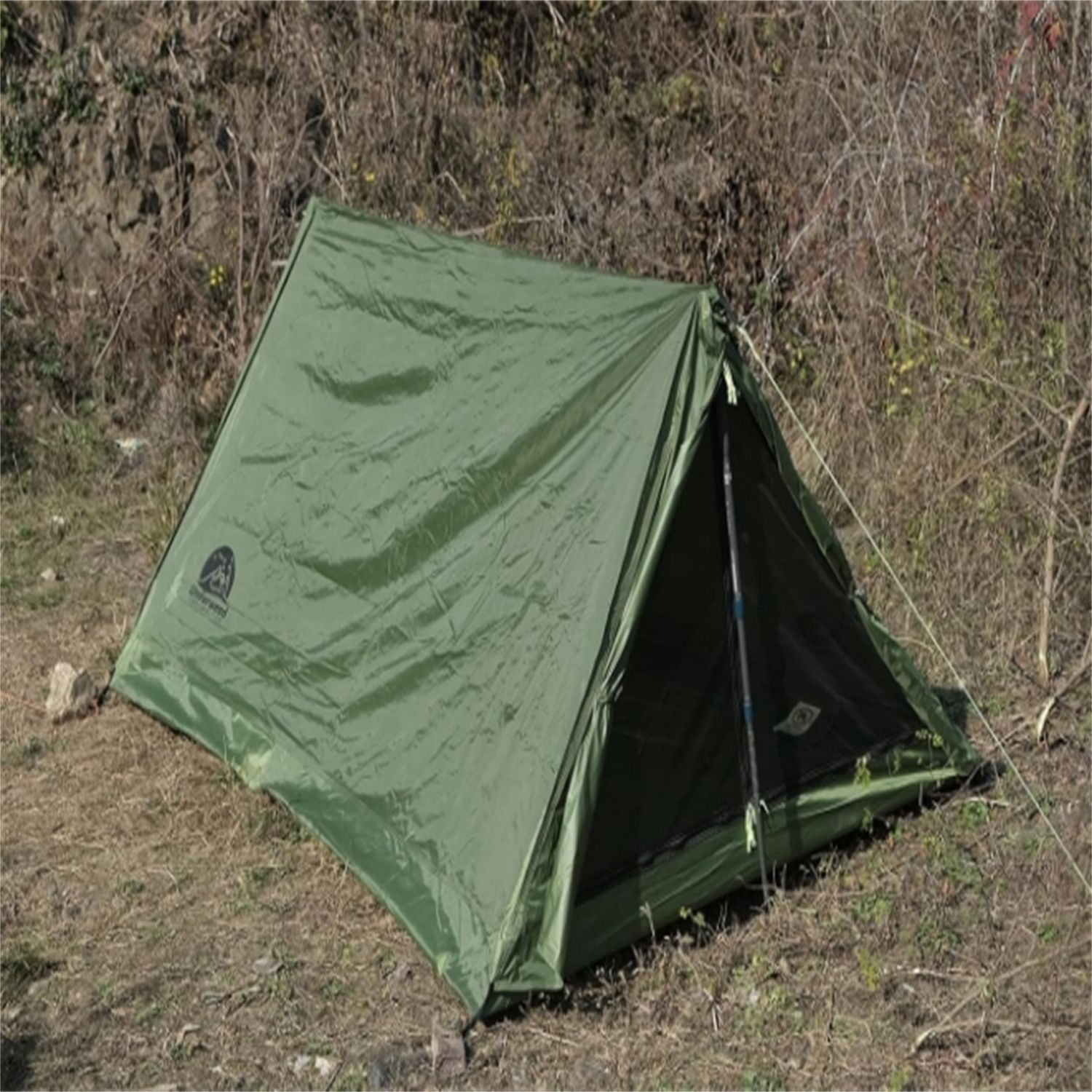 2-Person Trekking Pole Tent for Backpacking - Ultralight A-Frame Backpacking Tent