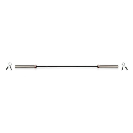 SOLE Fitness SW111 7' Olympic standard barbell, strength training, home exercise workout fitness equipment