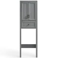 thumbnail image 3 of Pemberly Row Modern Wood Spacesaver Cabinet in Vintage Gray/Black, 3 of 12