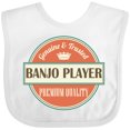 thumbnail image 3 of Inktastic Banjo Player Funny Idea Boys or Girls Baby Bib, 3 of 4