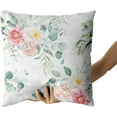 thumbnail image 4 of Spring Sage Green Leaf Pillow Covers 16x16 Set of 2, Eucalyptus Floral Watercolor Pillow Cases, Gray Seafoam Leaves Flowers Modern Throw Pillows Cover Decor Gifts for Bed Couch Sofa Living Room, 4 of 6